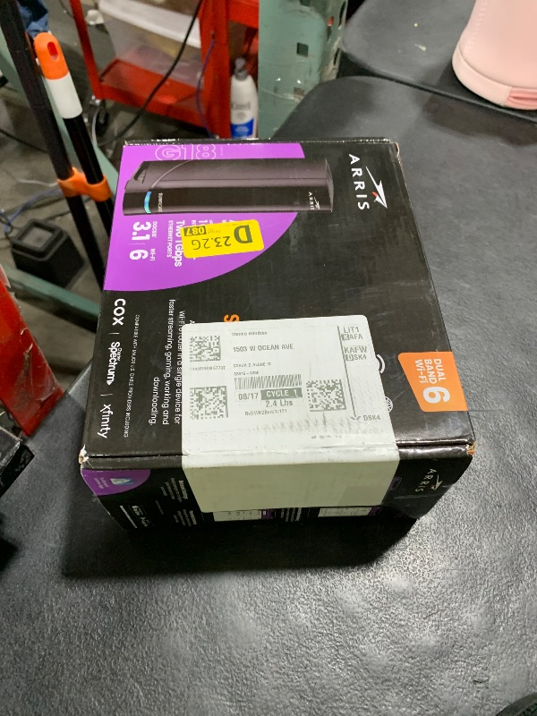 Photo 1 of ARRIS (G18) - Cable Modem Router Combo - Fast DOCSIS 3.1 Multi-Gigabit WiFi 6 (AX1800), Approved for Comcast Xfinity, Cox, Spectrum & More