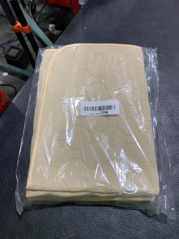 Photo 1 of Non-Slip Absorbent Washable Incontinence Pad underpad Seat 4-Layer Design Chair Absorbent Pads Protection - for Seniors, Adult, Children, or Pet Underpad Protection - Set of 2 (Beige, 21" L x 22" W)