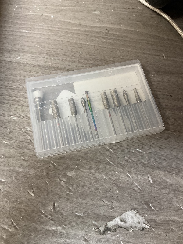 Photo 1 of SEE PICTURE NOTES……..JQTOP Nail Drill Bits, 10pcs 3/32 Inch Nail Bits for Nail Drill for Arcylic Nails & Natural Nails for Manicure Pedicure For Electric Nail Drill