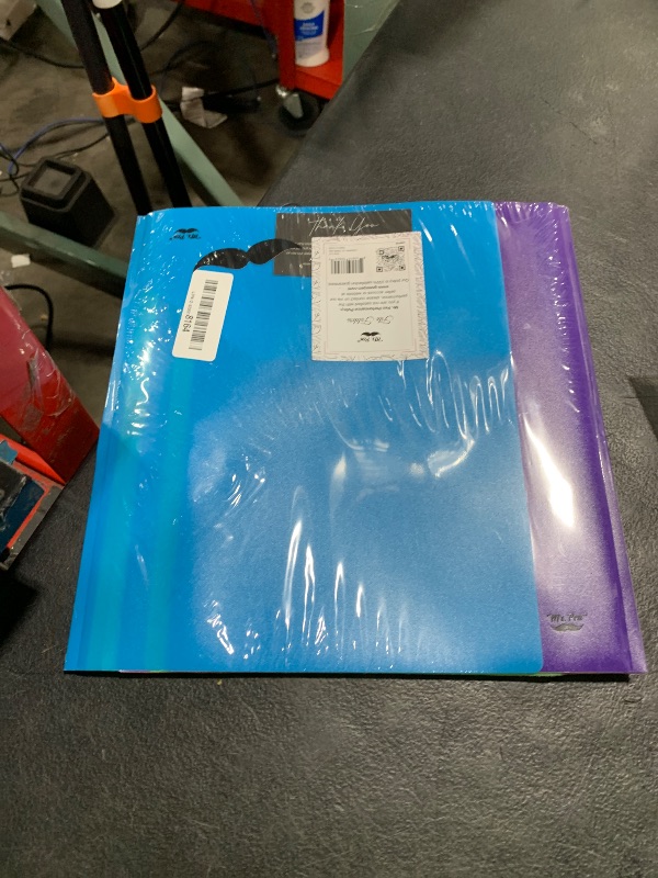 Photo 1 of Mr. Pen- Folders with Pockets and Prong with Fasteners, 2 Pocket Folder, 3 Prong Folders, 5 Pack, Plastic, Back to School Supplies