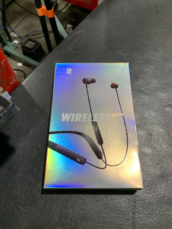 Photo 1 of Rythflo Bluetooth Headphones, 150H Playtime Wireless Bluetooth Earbuds w/Mic in-Ear Magnetic Neckband Earphone, IPX7 Sweatproof Deep Bass Headset for Home, Traveling, Outdoor, Business Trips