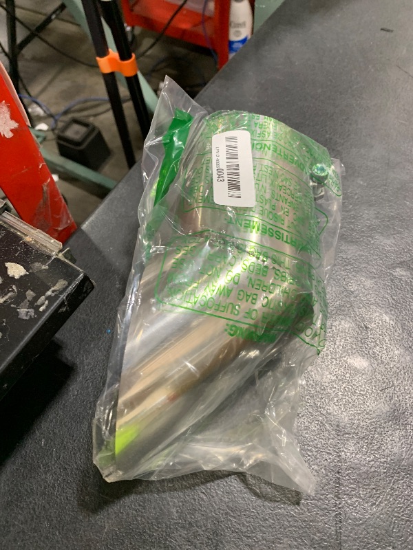 Photo 1 of Motoforti 4" ID Inlet Turn Down Exhaust Tip T304 Stainless Steel Surface Polishing Mandrel Bend Elbow Tube 9.1" Overall Length Suitalbe for 4" OD Tailpipes
