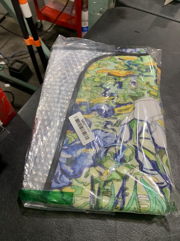 Photo 1 of Car Windshield Sunshade Irises Vincent Van Gogh Pattern, Blocks Sun Visor Protector Foldable Sun Shield Keep Your Vehicle Cool, Fits Windshields of Most Sizes