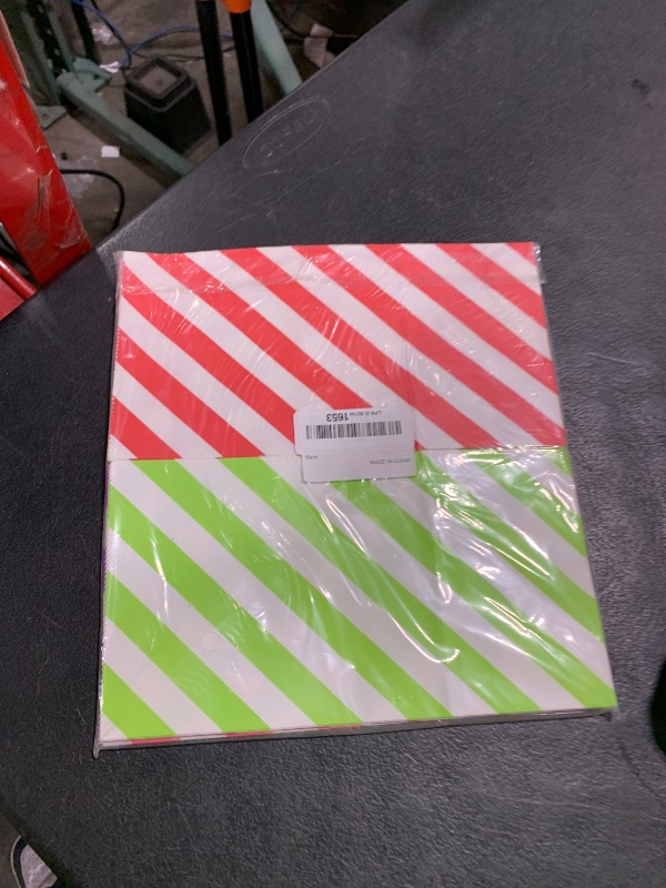 Photo 1 of FENKON 24Pcs Rainbow Party Favor Bags Treat Goodie Bags for Kids Birthday Party(Stripe)