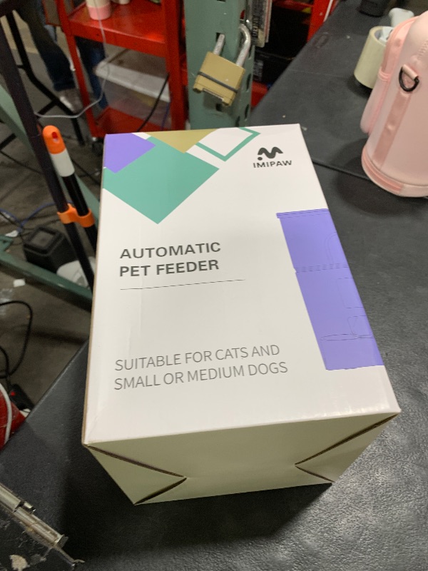 Photo 1 of Automatic Cat Feeders, 3L Timed Cat Dry Food Dispenser, Dual Power Supply, Programmable Portion Size, Auto Pet Feeder for Cats and Small Dogs