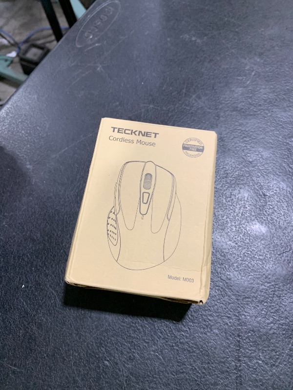 Photo 1 of TECKNET Wireless Mouse, 2.4G Ergonomic Optical Mouse, Computer Mouse for Laptop, PC, Computer, Chromebook, Notebook, 6 Buttons, 24 Months Battery Life, 2600 DPI, 5 Adjustment Levels