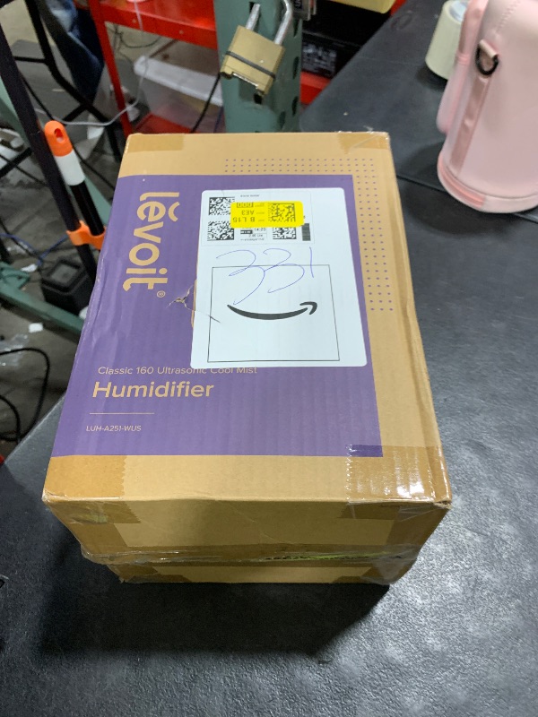 Photo 1 of LEVOIT Top Fill Humidifiers for Bedroom, 2.5L Tank for Large Room, Easy to Fill & Clean, 28dB Quiet Cool Mist Air Humidifier for Home Baby Nursery & Plants, Auto Shut-off and BPA-Free for Safety, 25H