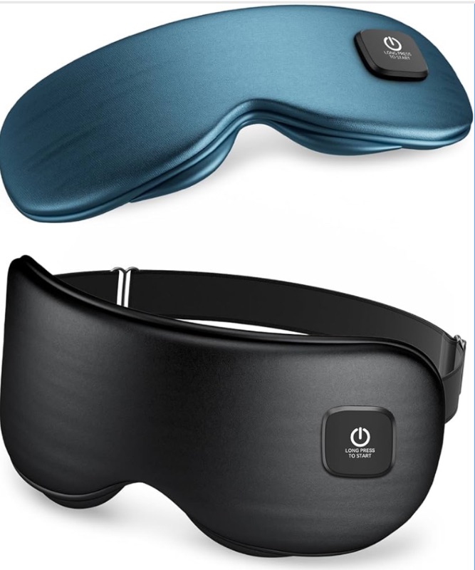 Photo 1 of Heated Eye Mask - Cordless Eye Mask for Dry Eyes, Eye Relief, Improved Sleep, Washable Eye Heating pad for Travel and with Replaceable Shell (Black)