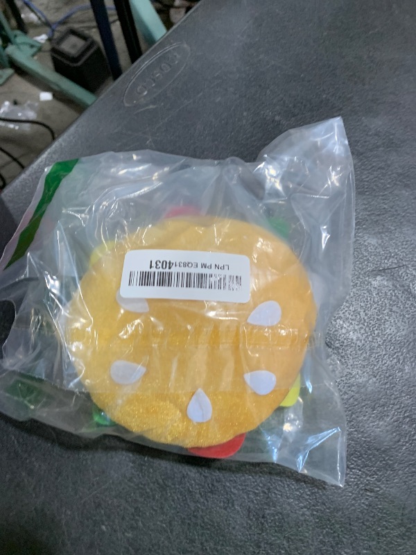 Photo 1 of Nicky Bigs Novelties Mini Hamburger Headband Cheeseburger Costume Hat for Adults Funny Food-Themed Headband for Halloween Cosplay, Party, and Vendor Outfits One Size Fits Most