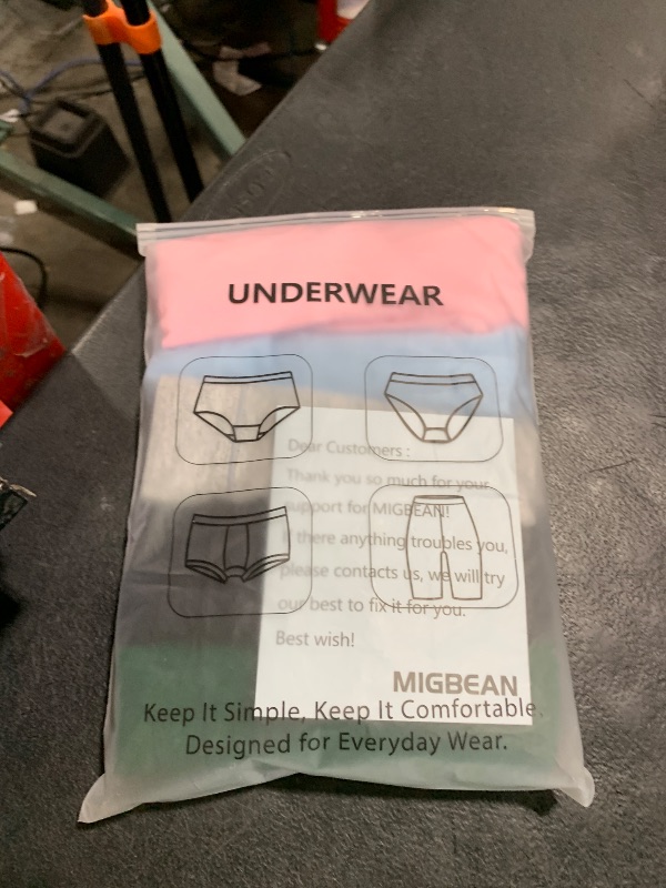 Photo 1 of Migbean Women's Cotton Boxer Briefs Underwear Boy Shorts Underwear Lightweight High Waist Panties 5 Pack Multicolor