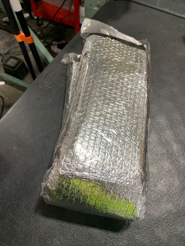 Photo 1 of Dickno Car Windshield Sun Shade, 55.1"×27.5" Foldable Front Window Shade Protect Your Car from Sun Heat & Glare Best UV Ray, Auto Windscreen Sun Blocker Shield with 2 Side Window Shades