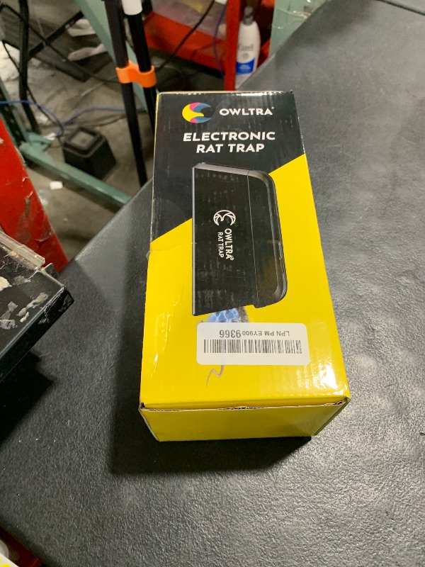 Photo 1 of OWLTRA OW-1 Indoor Electric Rat Trap, Instant Kill Rodent Zapper with Pet Safe Trigger, Black, Large