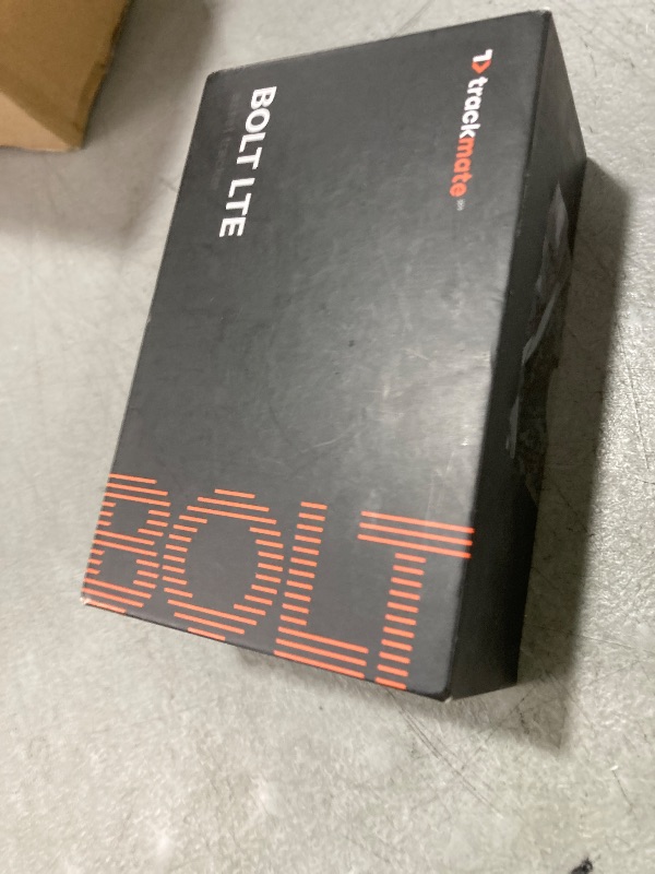 Photo 1 of TrackmateGPS Bolt LTE 4G GPS Tracker for Vehicles, Cars, Trucks, Trailers, RVs, Equipment, & Shipments with 10,000mAh Rechargeable Battery, IP65 Waterproof, Magnetic Mount, Tamper Alerts, Easy Set Up