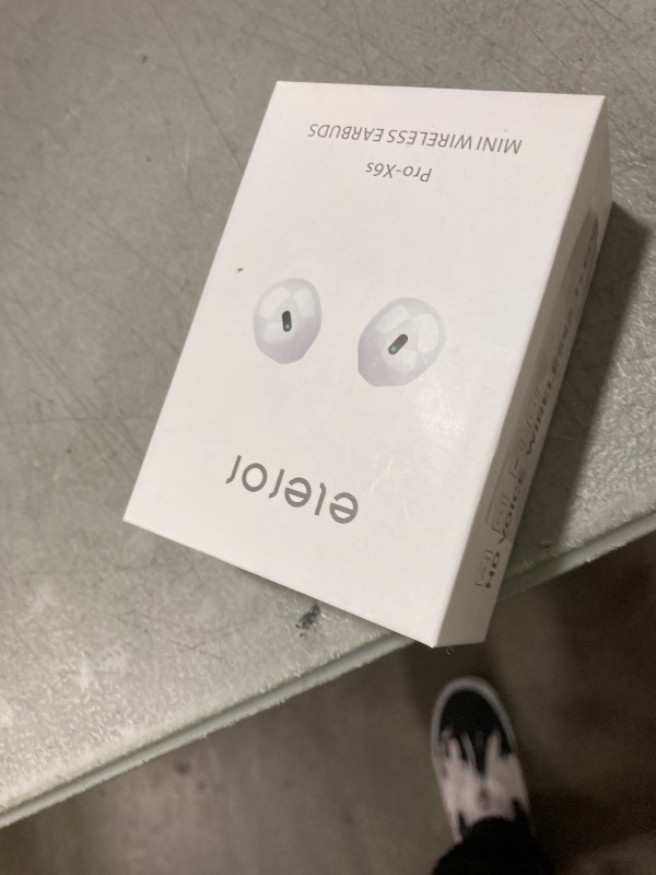 Photo 1 of eleror Invisible Earbuds Bluetooth Mini Size, Wireless Earpiece Semi-in-Ear Ear Buds for Small Ear with Clear Sound, Comfortable Fit for Work, Home, Outworks