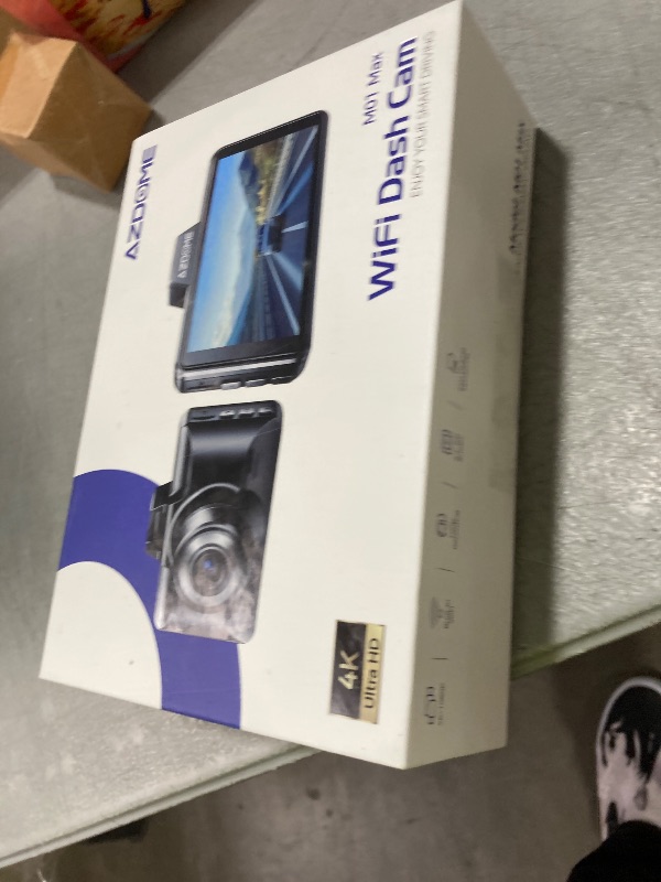 Photo 1 of AZDOME M01 Max UHD 4K Dash Cam Front and Rear, Built-in Wi-Fi, Free 64GB Card, App Control, 4K+1080 Dash Camera for Car, Built-in ADAS, G-Sensor, IP68 Waterproof, 24H Parking Mode Dashcam