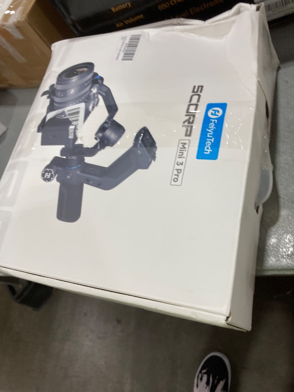 Photo 1 of FeiyuTech SCORP Mini 3 Pro Camera Gimbal with AI Tracker,Detachable Remote Handle All in One Camera Stabilizer,for Sony/Canon/Nikon/Gopro11/DJI Action 5 pro/iPhone 16,Payload 4.4lbs,Bluetooth Control