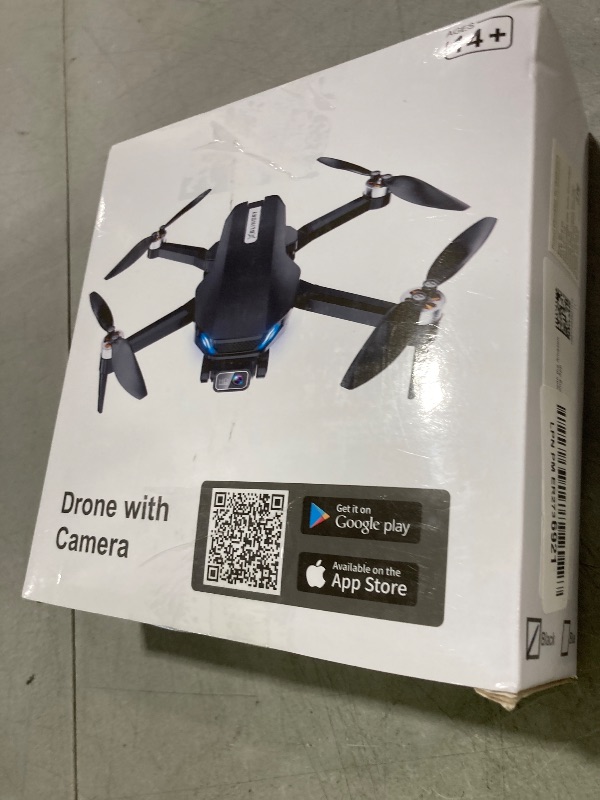 Photo 1 of Drone with Camera, 2K HD FPV Drone with Brushless Motor, Altitude Hold, Gesture Selfie, One Key Take Off/Landing, 3D Flips, Waypoint Fly, 2 Batteries, Foldable Mini Drones for Kids and Beginners