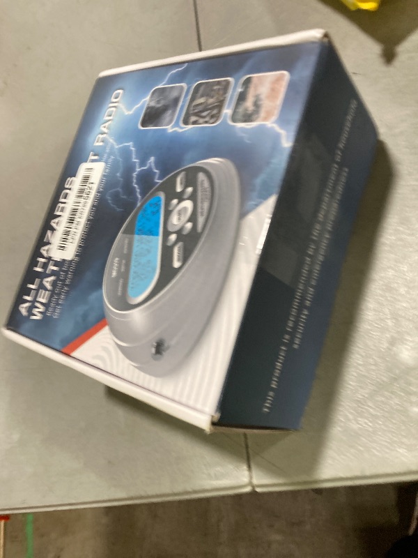 Photo 1 of Emgykit MD319 NOAA Weather Alert Radio with S.A.M.E Localized Programming, 23 County Codes & 80+ Emergency Alerts, Battery Backup, Alarm Clock, External Antenna and Warning Light for Home & Emergency