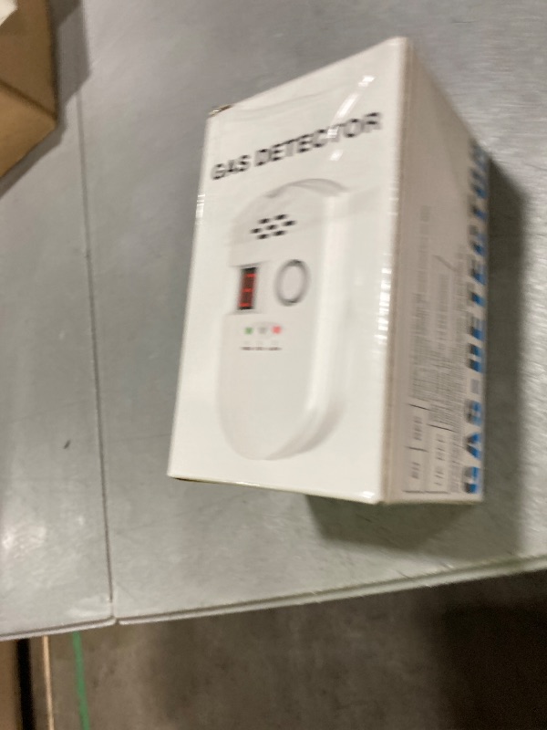 Photo 1 of HSTMYFS Natural Gas Leak Detector, Plug-in Propane Natural Gas Detector for Home Kitchen RV, Combustible & Explosive Gas Alarm for LPG, LNG, Methane (AC Power)