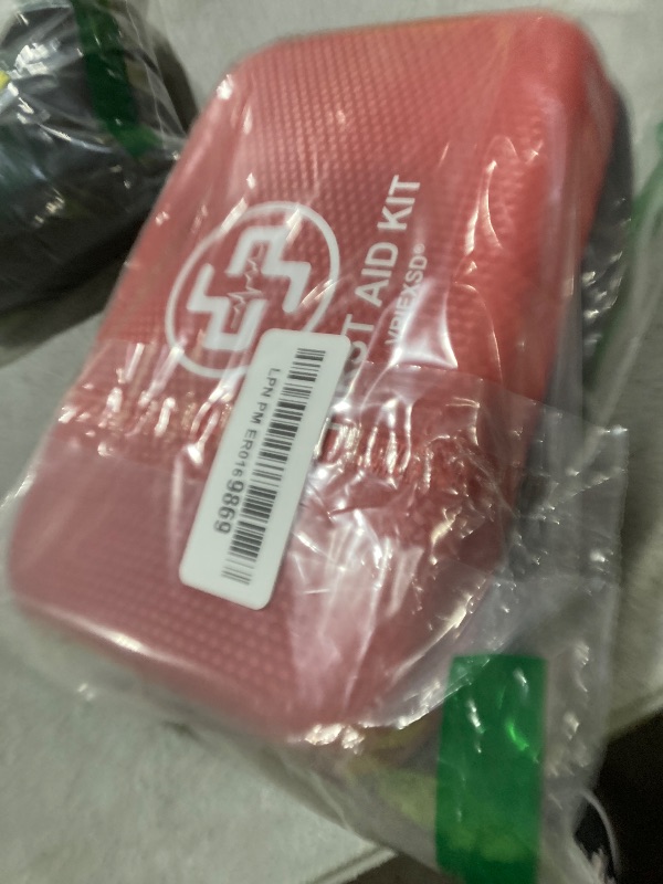 Photo 1 of VRIEXSD Premium First Aid Kit, 320 Piece Waterproof Hard Shell Eva First Aid Kit for Home, Camping, Cars, Hiking, Travel, Businesses & Outdoor Emergencies - Emergency Medical Kits (Red)