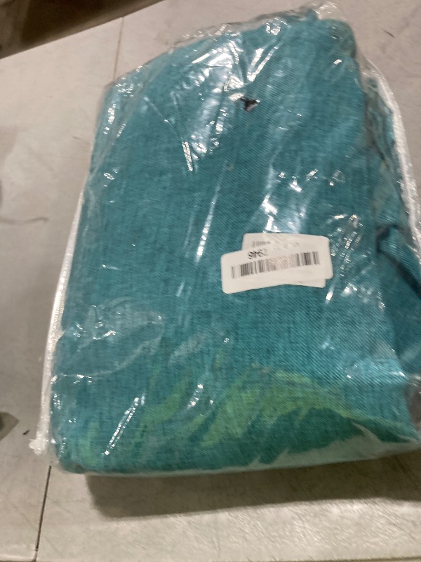 Photo 1 of Hiasan 2 Pack Faux Linen Rectangle Tablecloth - Wrinkle and Stain Resistant Washable Table Cloth for Kitchen Dining Room Holiday Table Cover for Party Dinner, Teal, 70 x 140 Inch