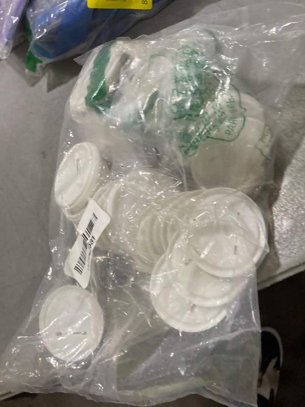 Photo 1 of 300 pcs 58mm/2.28 inch Button Maker Supplies, 58mm Button Supplies Parts, (Approx. 2.25 inch) Round Badge Blank Button Pins, Includes Metal Pin Back Cover, Metal Cover, Clear Film