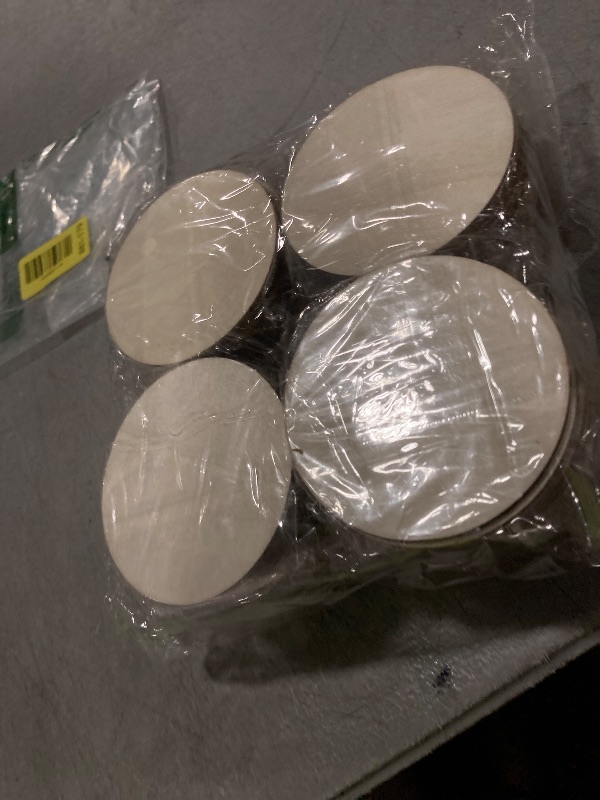 Photo 1 of WLIANG 100 Pcs 3 Inch Wooden Circles, Unfinished Wood Circles Blank Round Disc Cutouts for DIY Crafts, Painting, Staining, Coasters Making, Home Decorations