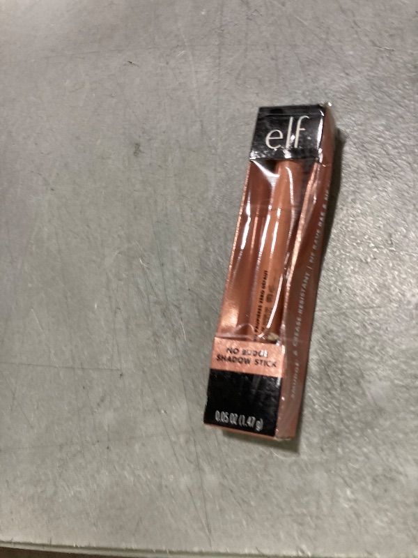 Photo 1 of e.l.f. No Budge Shadow Stick, Long-Lasting Cream Eyeshadow Stick For High-Pigment, Metallic Color, Vegan & Cruelty-Free, Rose Gold