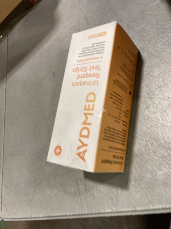 Photo 1 of 100 x AYDMED 9-in-1 UTI Test Strips | 9 Parameter Urine Test Strips for Leukocytes, Nitrite, Specific Gravity, pH, Protein, Urobilinogen, Bilirubin, Ketone & Ascorbic Acid | FSA & HSA Eligible