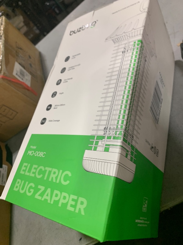 Photo 1 of Buzbug LED Bug Zapper Indoor Outdoor, 10 Years Lifespan, 6.5ft Power Cord, IPX4 Waterproof, High-Voltage, Mosquito Zapper, Fly Trap Mosquito Trap, Fly Killer Fly Zapper -MO008C