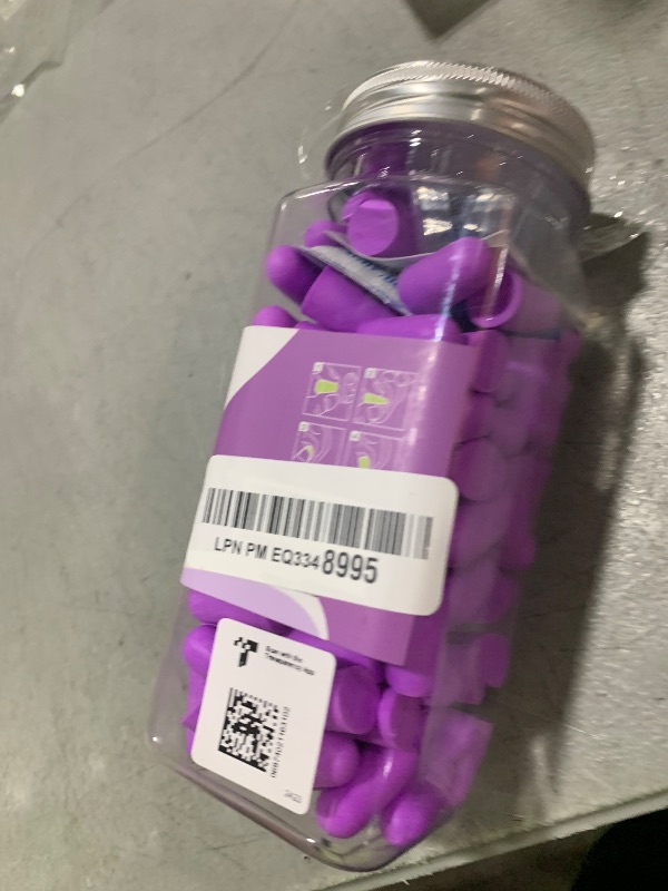 Photo 1 of LYSIAN Ultra Soft Foam Earplugs Sleep - 38dB SNR Noise Cancelling Ear Plugs for Sleeping, Shooting, Snoring, Work Loud Sound Reduction- 60 Pairs Valued Pack,Purple