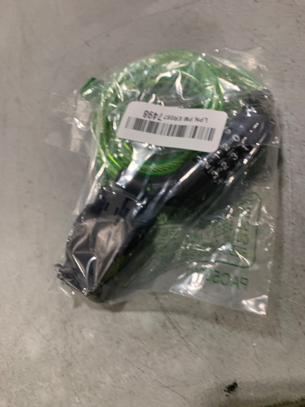 Photo 1 of Titanker Bike Lock Cable, 4 Feet Bike Cable Lock Basic Self Coiling Kids Bike Lock Combination with Complimentary Mounting Bracket, 5/16 Inch Diameter (4FT, Green-8mm)