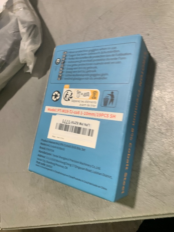 Photo 1 of Metric M42 8% Cobalt Twist Drill Bits Set for Stainless Steel and Hard Metal (1mm-10mm/19pcs)