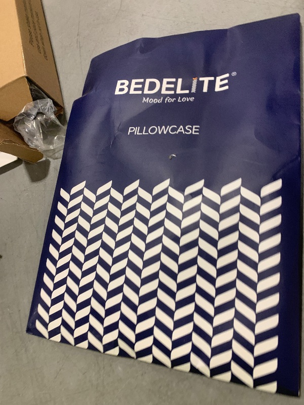 Photo 1 of BEDELITE Satin Pillowcase for Hair and Skin, Super Soft and Cooling Similar to Silk Pillow Cases 2 Pack with Envelope Closure, Gift for Women Men(20"x26" Standard Size, Coral)