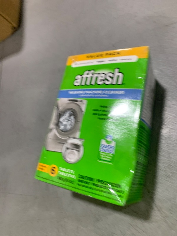 Photo 1 of Affresh Washing Machine Cleaner, Cleans Front Load and Top Load Washers, Including HE, 6 Tablets