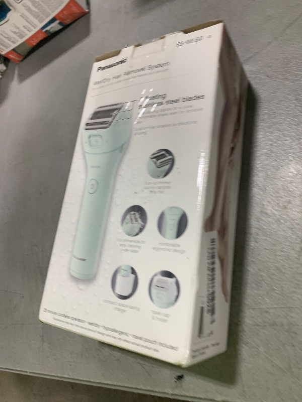 Photo 1 of Panasonic Close Curves Electric Razor for Women, Cordless 3-Blade Shaver with Pop-Up Bikini Trimmer, Wet Dry Operation - ES-WL60-G (Green)