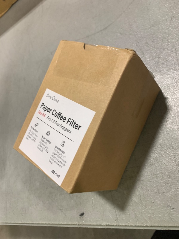 Photo 1 of Disposable Small Coffee Filters,100PCS Unbleached Basket Coffee Paper Filter for Ninja Pods & Grounds Specialty Single-Serve Coffee Maker PB051 PB041, Kalita Wave Dripper 155, Pour Over Coffee Maker