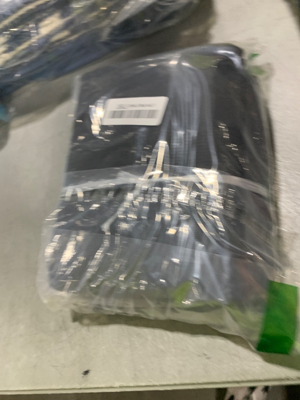 Photo 1 of DoYiKe Extra Large Storage Duffle Bag with Zippers and Handles, Black Big Foldable Duffle Bag for Travel-130L