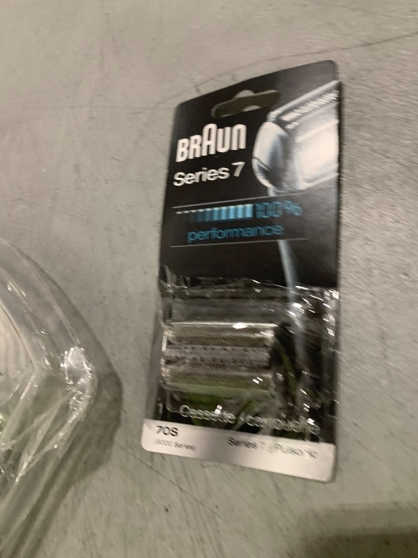 Photo 1 of Braun Series 7 70S Electric Shaver Head Replacement Cassette – Silver