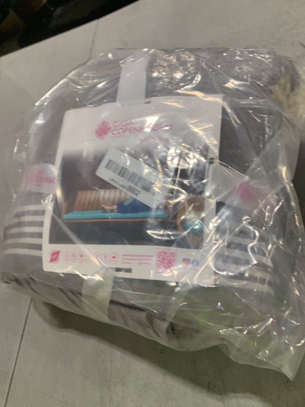 Photo 1 of CASA COPENHAGEN He & She 6 Pieces Towel Set- Pine Grey + Grey Violet, 550 GSM 2 Bath Towel 2 Hand Towel 2 Washcloth, Designed in Denmark Made of Soft Egyptian Cotton for Bathroom, Kitchen & Shower