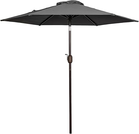 Photo 1 of JEAREY 10x10 ft Square Patio Umbrellas Outdoor Table Market Umbrella w/Crank, 8 Sturdy Ribs, UV Protection Waterproof Sunproof(Navy Blue)