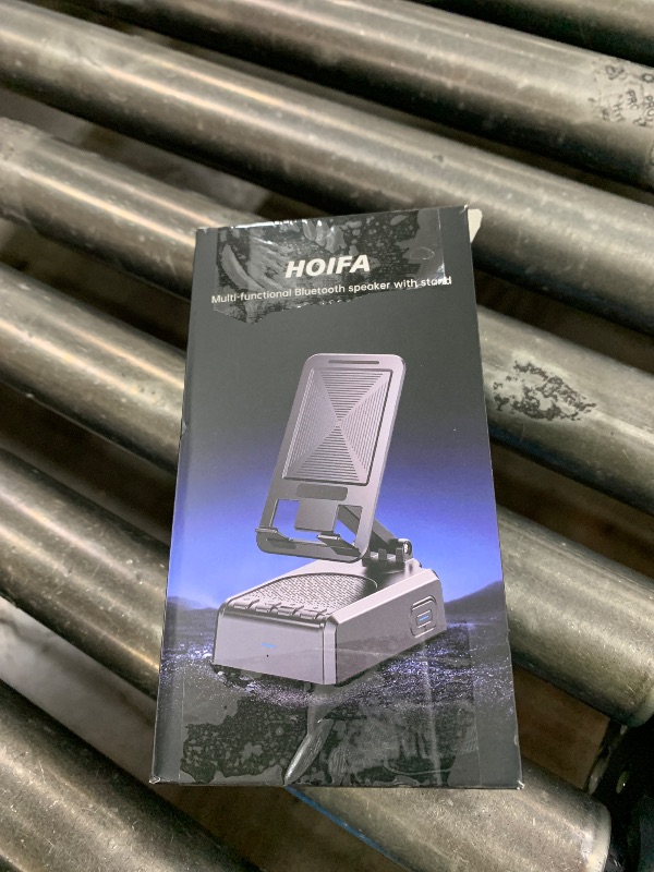 Photo 1 of Cell Phone Stand with Bluetooth Speaker and Remote Control(Video Control/Camera Control),Portable Bluetooth Speaker for Home and Outdoors,All Day Playtime,Compatible with iOS/Android,Birthday Gift
