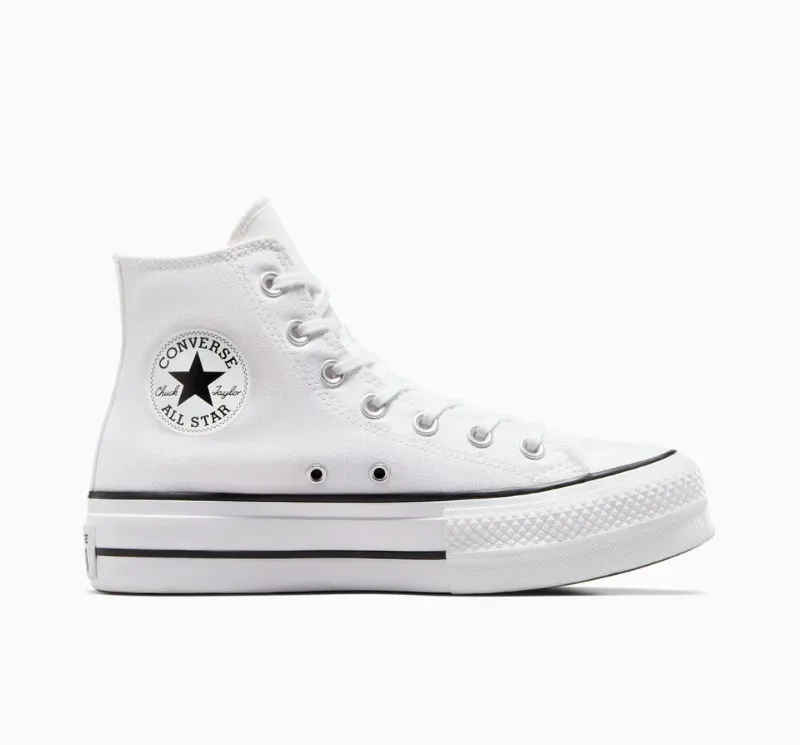 Photo 1 of Converse CTAS Lift HI Sneaker, Black/White/White, 7.5 M US