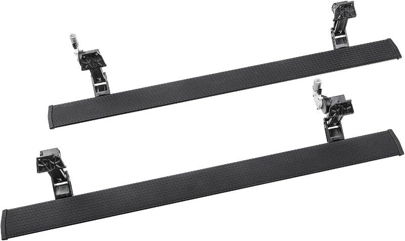 Photo 1 of RealTruck AMP Research PowerStep Plug-N-Play | Fits 2019 - 2024 RAM 1500 | 76240-01A | Rust Proof Aluminum Retractable Electric Steps with LED Step Lights
