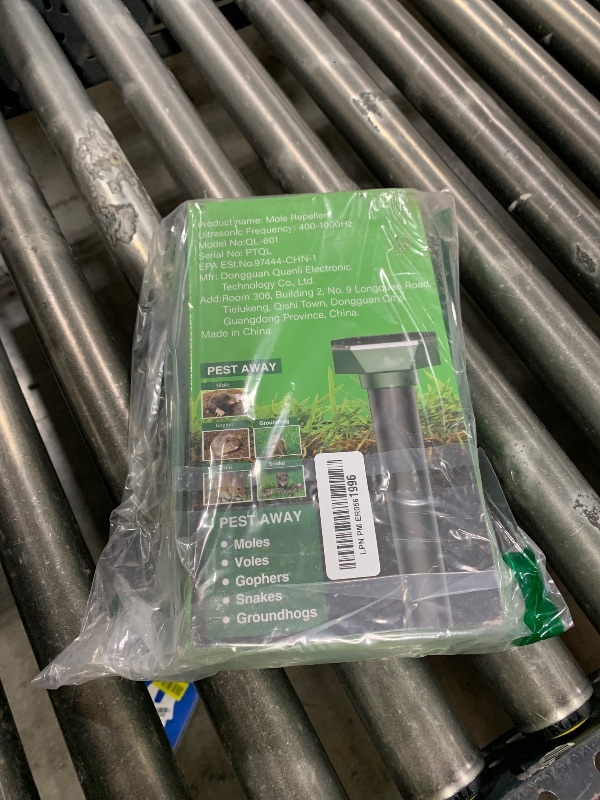 Photo 1 of Snake & Mole & Rabbit & Skunk Repellent Solar Powered, Ultrasonic Deterrent, IP65 Waterproof, to Get Rid of Gopher, Groundhog, Rodent, Chipmunk, Raccoon, and Vole for Lawn & Garden, 4 Pack
