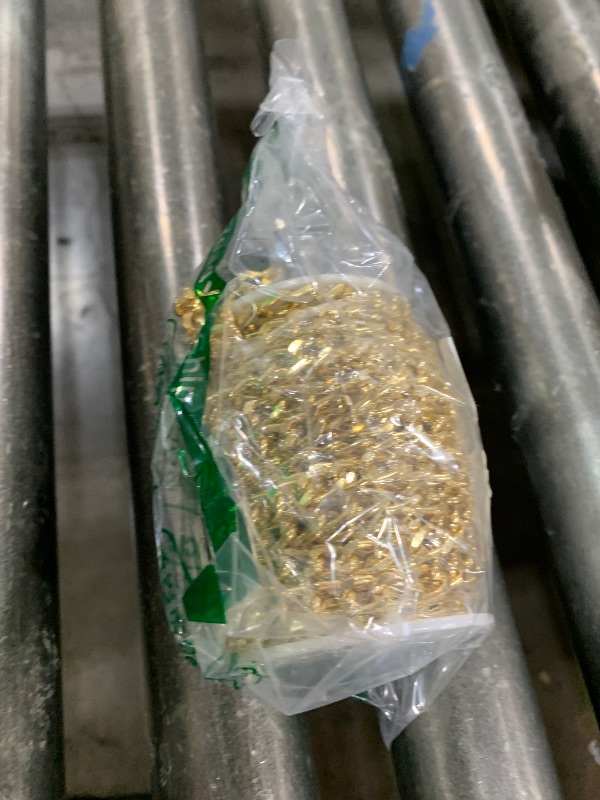 Photo 1 of [33FT/10M] Large Aluminum Curb Cuban Chains, Gold Plated 7mm Width Twisted Cable Link Chain with Spool for Jewelry Making DIY Crafts