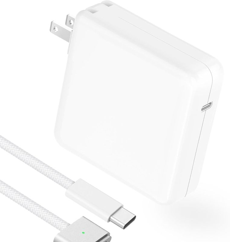 Photo 1 of Charger for MacBook Pro 14 16 inch MacBook Air 13 15 inch 2025 2024 2023 2022 2021 M4 M3 M2 M1, 96W / 70W USB C Power Adapter, 6.6FT USB C to 3