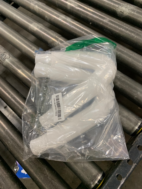 Photo 1 of Pool Hoses for Above Ground Pools, 1.25 x 51 Inch Hose for Filter Pump, Compatible with Filter Pump 607, 637 (2 Hoses + 4 Metal Clamps)