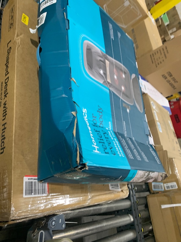 Photo 1 of Homedics Back Massager with Heat, Shiatsu Elite II Heated Neck and Back Massage Cushion. 3 Different Massage Styles and 3 Massage Zones. Comes with Controller and Chair Straps