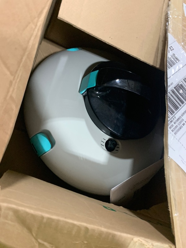 Photo 1 of Cordless Robotic Pool Cleaner, Automatic Above Ground Pool Vacuum with 70 Mins Runtime, 15KPa Powerful Suction, Self-Parking, Lightweight, Ideal for Above-Ground Flat Pools up to 38 Feet, Green